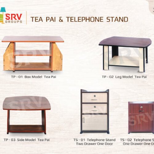 Tea Pai & Telephone Stand